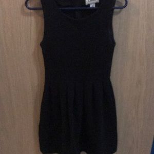 Anthropologie Ganni cotton sleeveless black dress